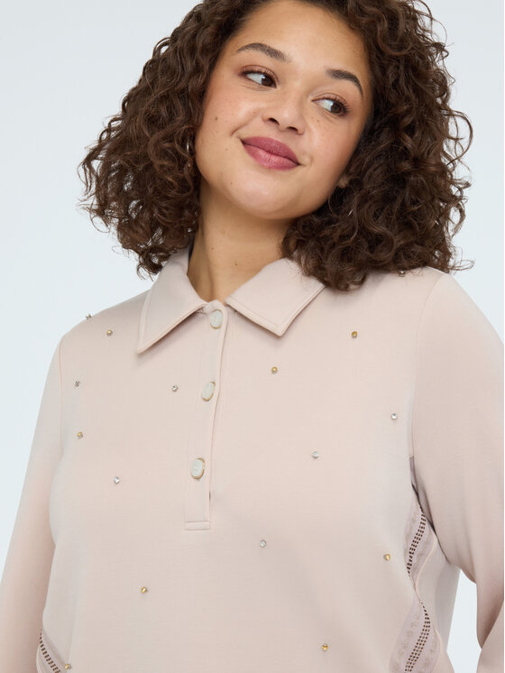 Fiorella Rubino Fiorella Rubino Bluza G855L008973N002 Różowy Regular Fit