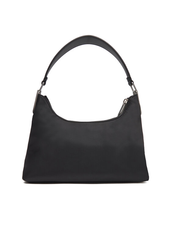 Calvin Klein Jeans Calvin Klein Jeans Torbica Satin Nylon Small Shoulder Bag LV04K3219G Crna