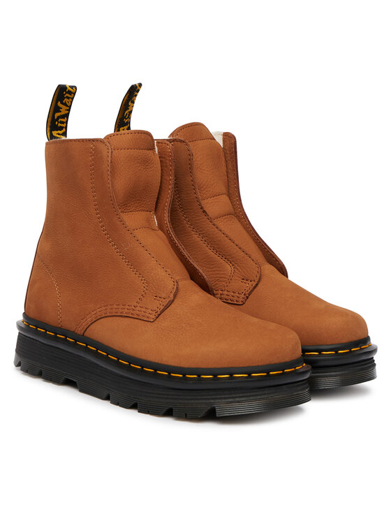 Dr. Martens Dr. Martens Ботильйони ZEBZAG LACELESS WARM LINED DM42019200 Коричневий