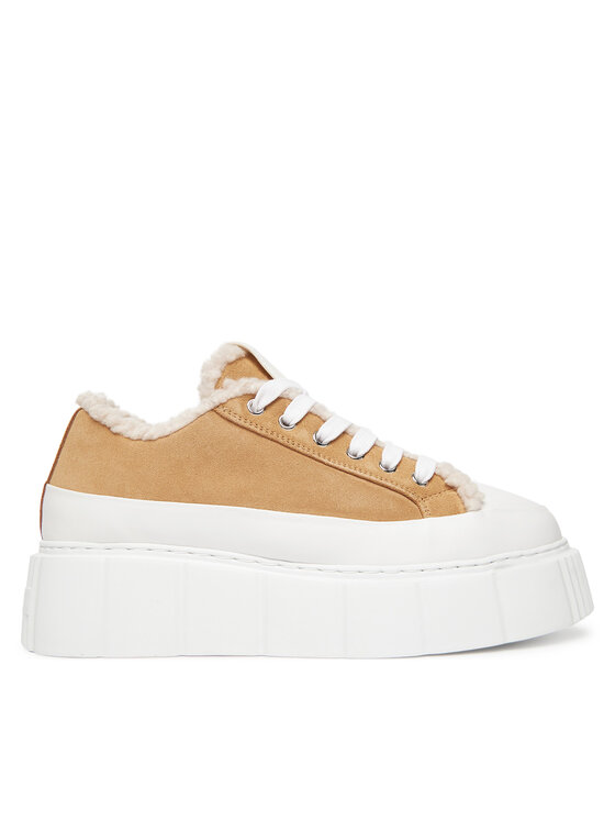 Inuikii Inuikii Sneakers aus Stoff Matilda Curly 1001.001.0381 Beige