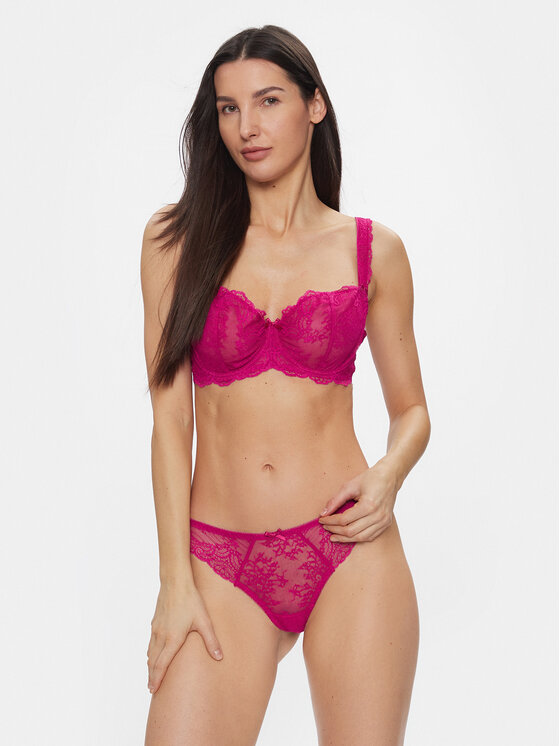 Aubade Aubade Pusiau dengta (balcony bra) liemenėlė Danse Des Sens OG14-2-6 Rožinė