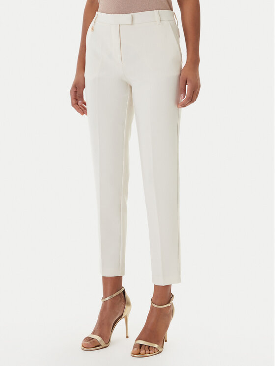 Fracomina Fracomina Pantaloni di tessuto FR26SV4002W42901 Marrone Slim Fit