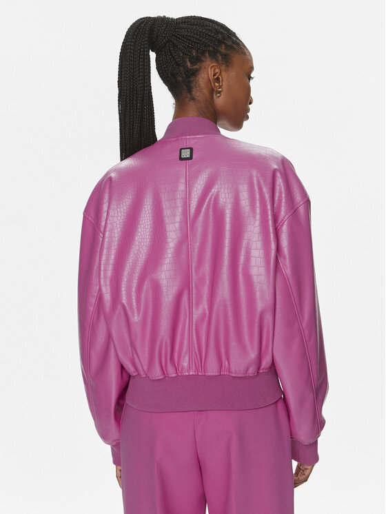 HUGO Hugo Jacke aus Kunstleder Amiboma-1 50508332 Rosa Regular Fit