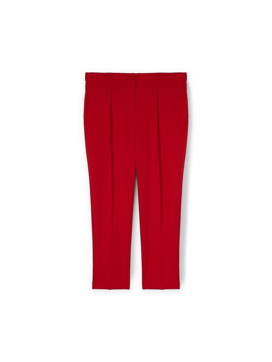 Motivi Motivi Spodnie materiałowe P189Q003742N016 Czerwony Regular Fit
