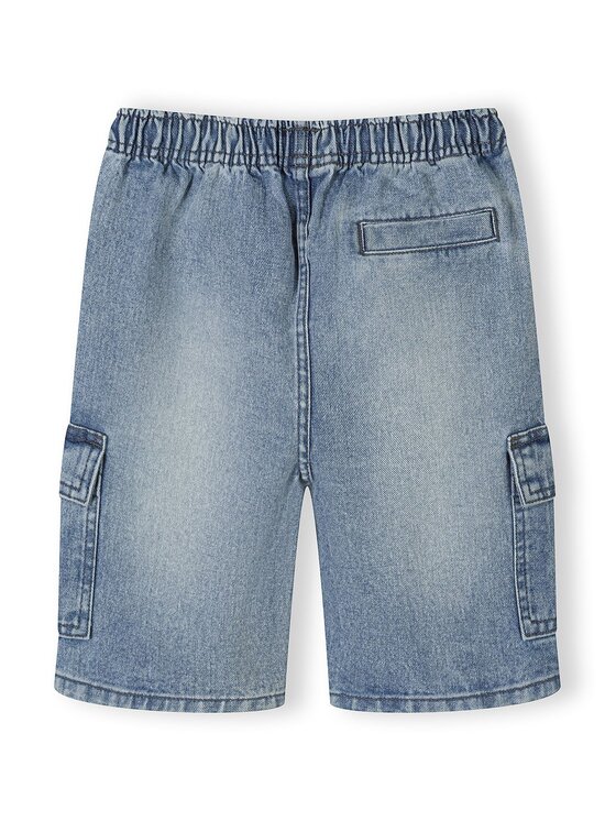 minoti minoti Szorty jeansowe 29SHORT251 Granatowy Regular Fit