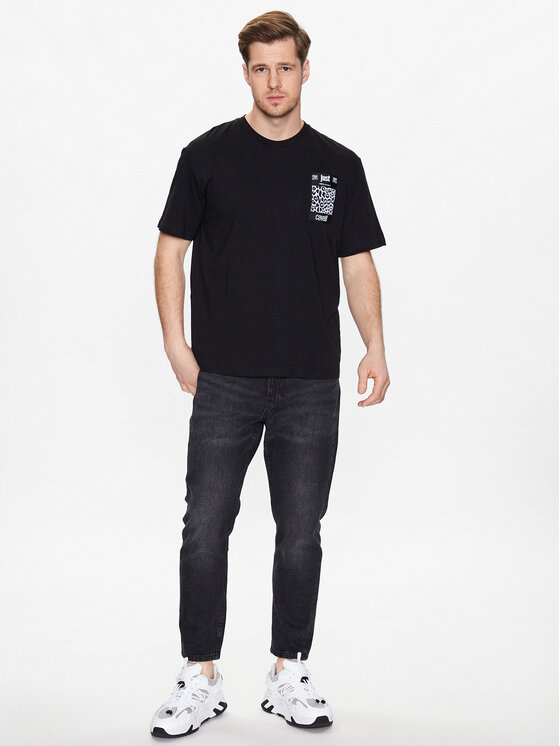 Just Cavalli Just Cavalli T-Shirt 74OBH600 Černá Regular Fit