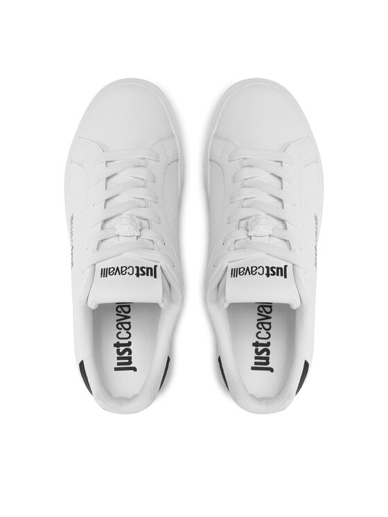 Just Cavalli Just Cavalli Sneakersy 74QB3SB3 Biela