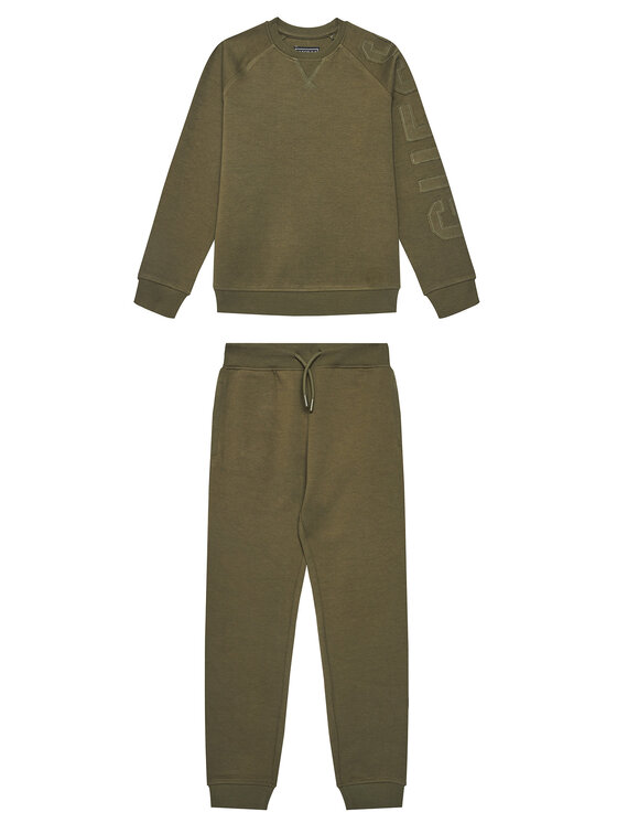 Guess Guess Melegítő L5YG01 KCCH0 Zöld Regular Fit
