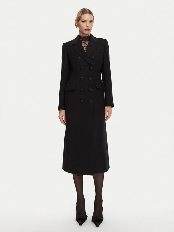 Női Gyapjú kabát Dolce&Gabbana, Méret: 42, Fekete, F0W1WT FU2TS