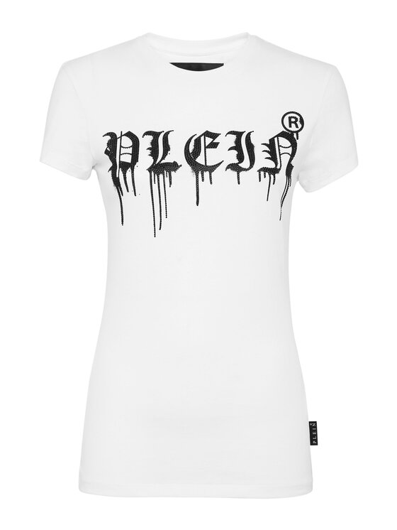 PHILIPP PLEIN PHILIPP PLEIN T-Shirt 2277 Bílá Regular Fit
