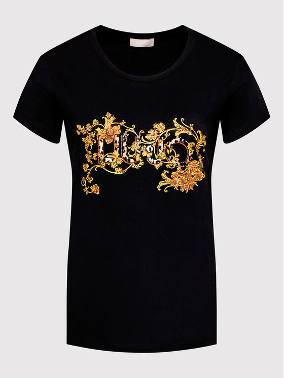 Liu Jo Liu Jo T-Shirt WF2375 JS923 Černá Regular Fit