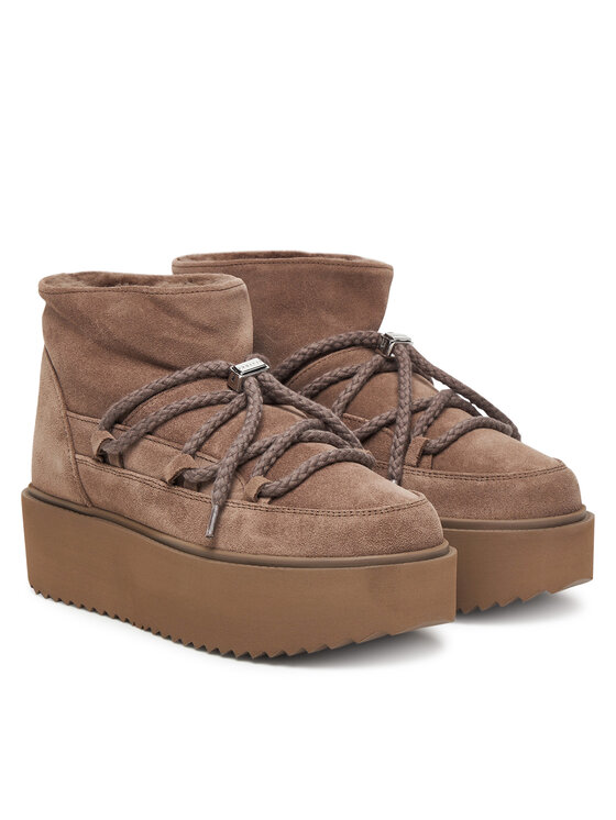 Inuikii Inuikii Čizme za snijeg Classic Low Platform 75204-004sni Smeđa