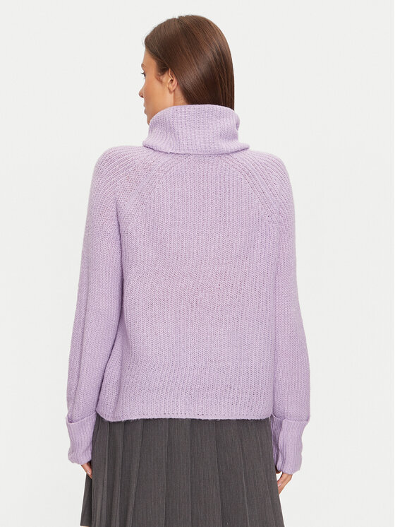 Brave Soul Brave Soul Dolčevita LK-230WERBURGHS Ljubičasta Loose Fit