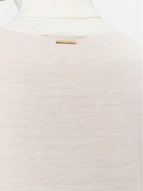 MICHAEL Michael Kors MICHAEL Michael Kors Rollkragenpullover MF360NV4VR Écru Regular Fit