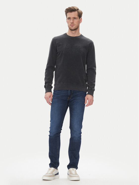 Pepe Jeans Pepe Jeans Majica dugih rukava Darius PM582760 Crna Regular Fit