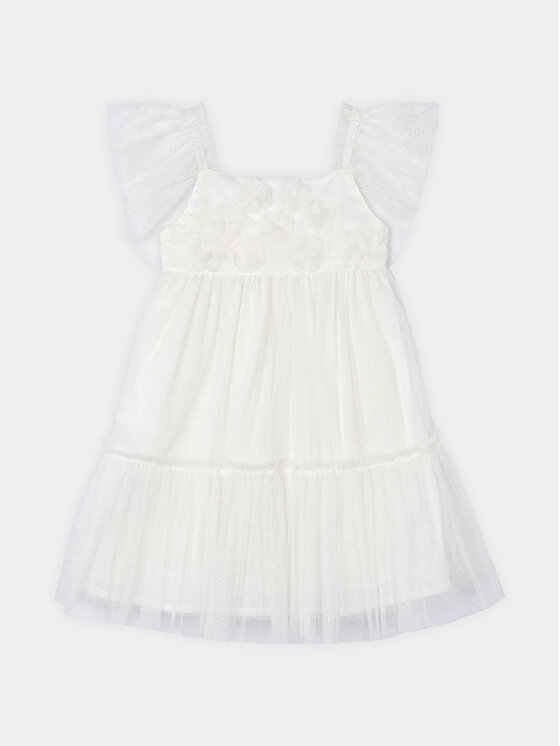 Mayoral Mayoral Elegantes Kleid 3929 Écru Regular Fit