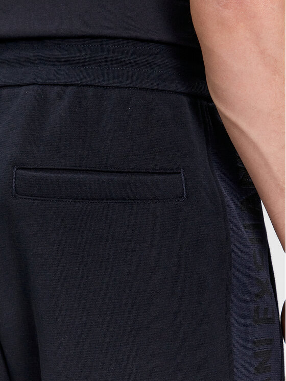 Armani Exchange Armani Exchange Športne kratke hlače 3DZSLA ZJLGZ 1583 Mornarsko modra Regular Fit
