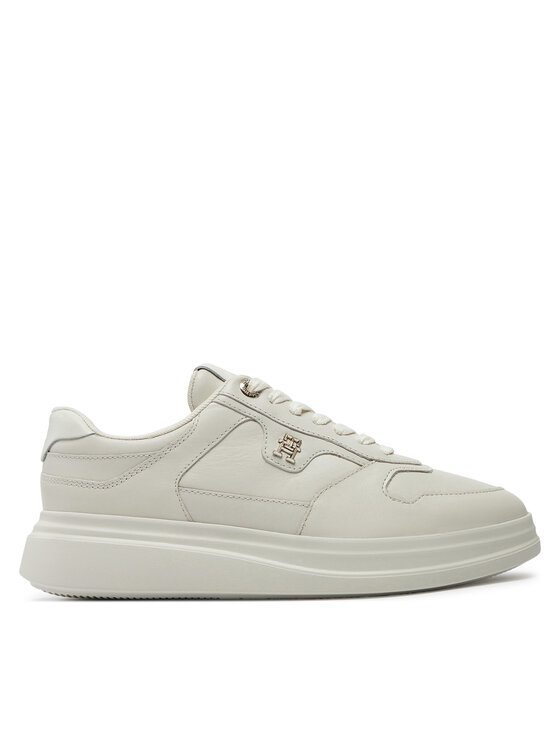 Tommy Hilfiger Snīkeri Lux Pointy Court Sneaker FW0FW07991 Écru