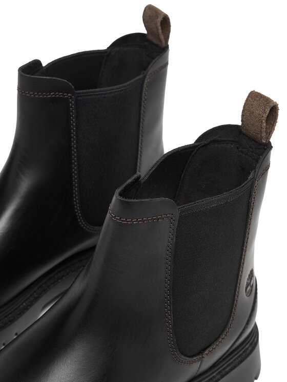 Timberland Timberland Členková obuv s elastickým prvkom Valley Chelsea TB0A42BXW021 Čierna