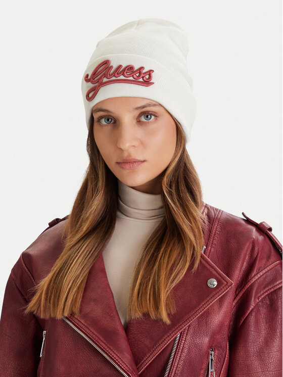 Guess Guess Čepice AW5400 POL01 Écru