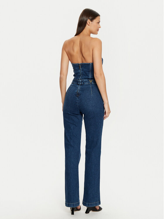 Guess Guess Kezeslábas W4PD1E D5JT1 Sötétkék Regular Fit