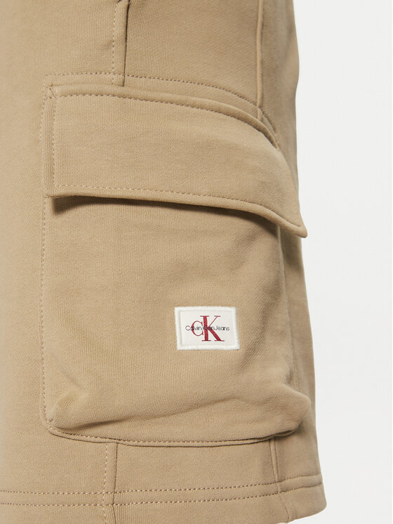 Calvin Klein Jeans Calvin Klein Jeans Sportovní kraťasy J30J327284 Béžová Regular Fit