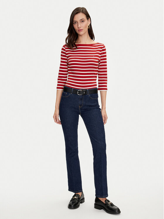 Tommy Hilfiger Tommy Hilfiger Bluza New Cody WW0WW40589 Rdeča Slim Fit