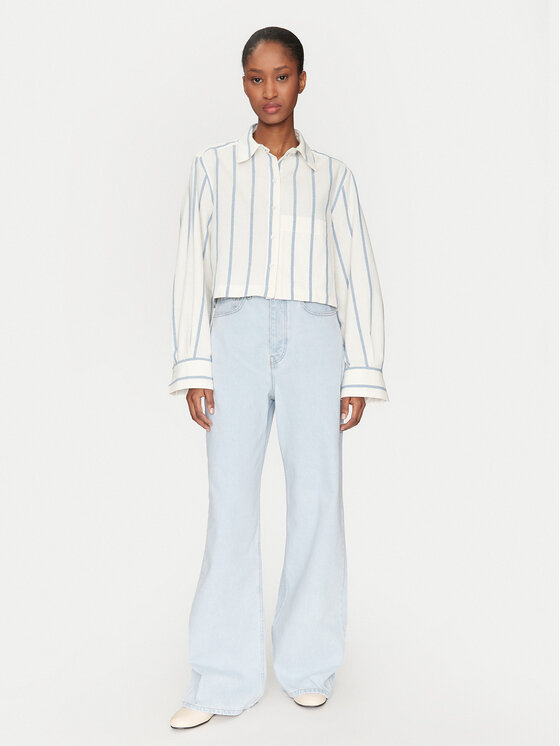 2NDDAY 2NDDAY Jeans hlače Flossan 2252763967 Modra Wide Leg