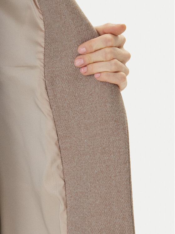 Maryley Maryley Демісезонний плащ 25IB807/01SS Бежевий Regular Fit