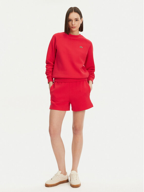 Lacoste Lacoste Bluza SF8347 Czerwony Regular Fit