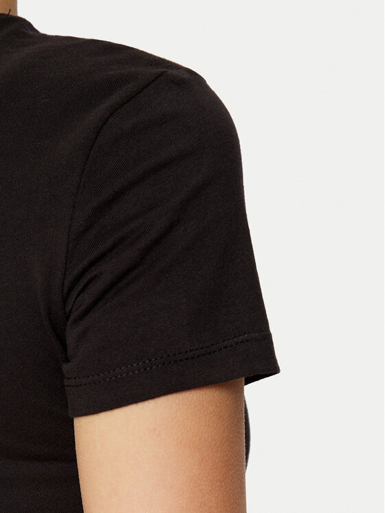 Tommy Jeans Tommy Jeans T-shirt DW0DW20459 Crna Slim Fit