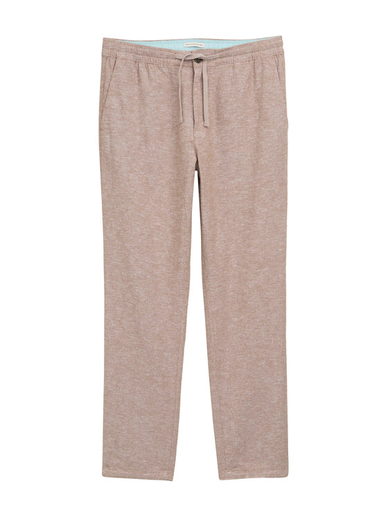 Tom Tailor Tom Tailor Kalhoty z materiálu 1044716 Béžová Regular Fit