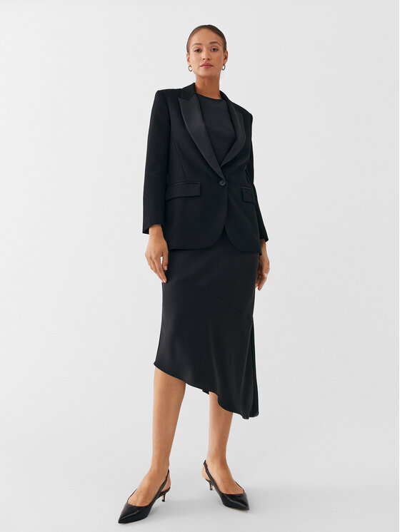 Marella Marella Giacca da abito Nardo 2330460533 Nero Regular Fit