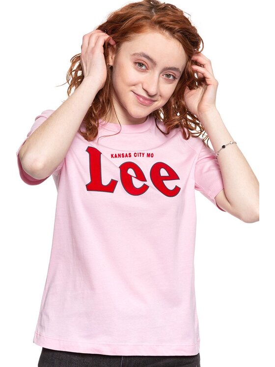 Lee Lee T-shirt TEE Rosa Regular Fit