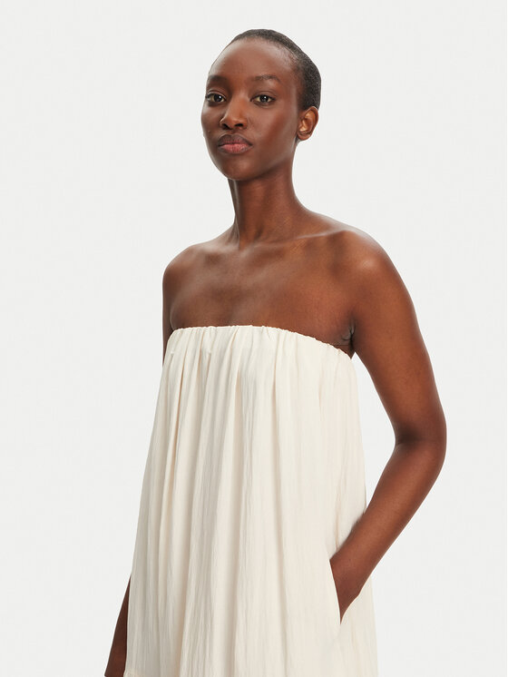 Eleh Eleh Sommerkleid ESS250065 Beige Regular Fit