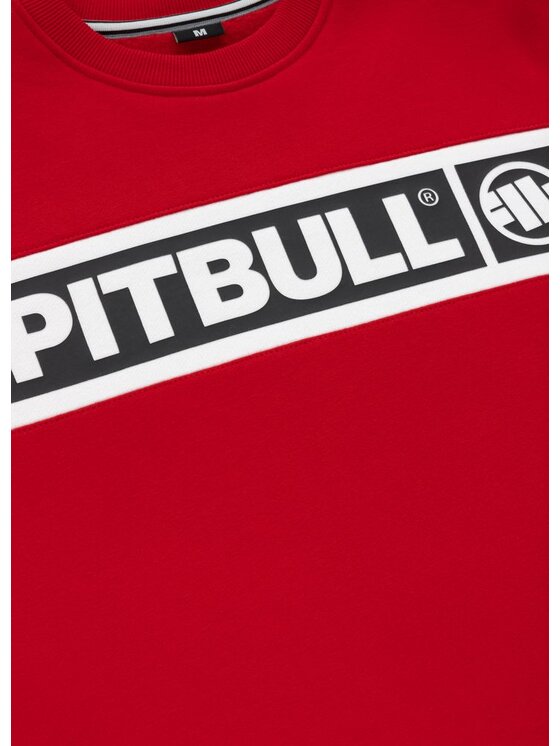 PITBULL PITBULL Bluza Sherwood Czerwony Regular Fit