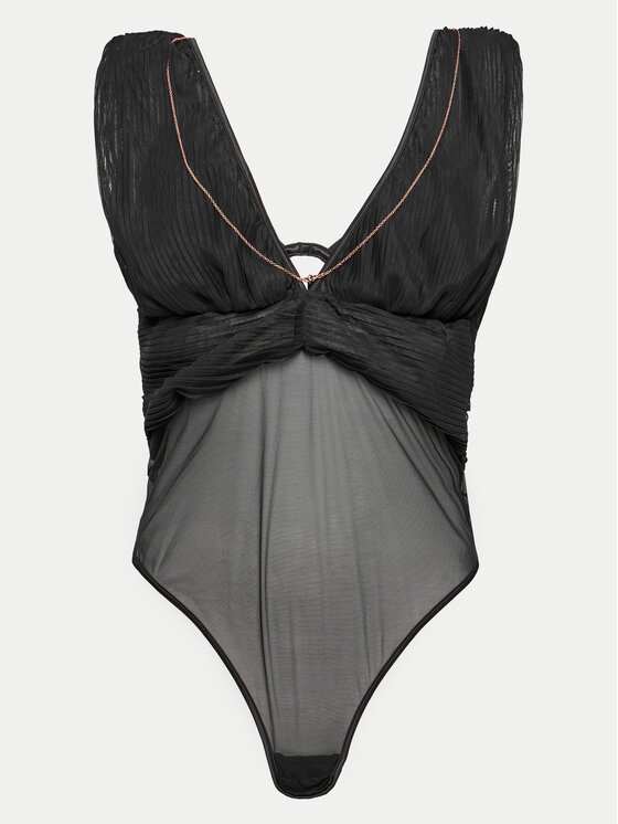 Hunkemöller Bodijs Simona 205556 Melns Slim Fit