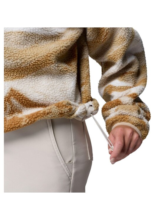 Columbia Columbia Polar Helvetia™ II Printed Cropped Half Snap Fleece Niebieski Regular Fit