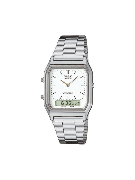 Casio Ročna Ura AQ-230A-7DMQYES Srebrna