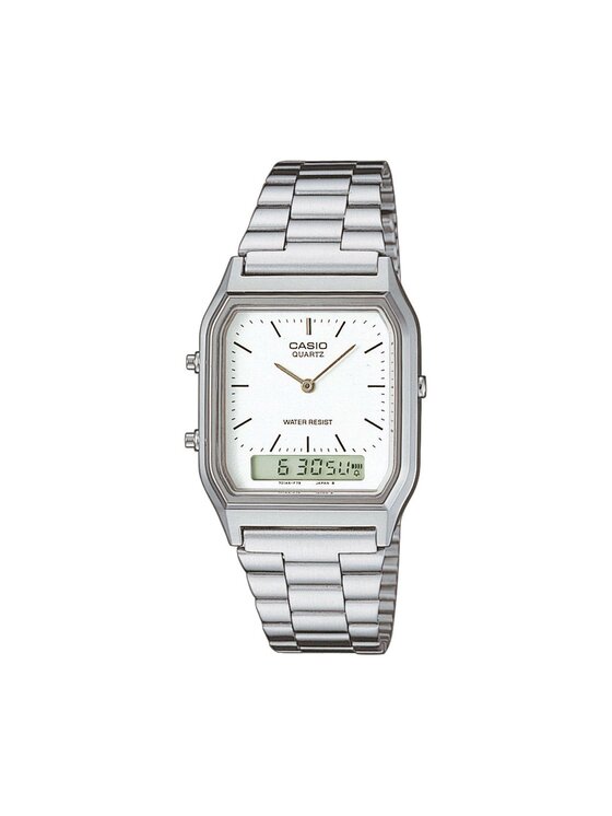 Casio Casio Hodinky AQ-230A-7DMQYES Stříbrná