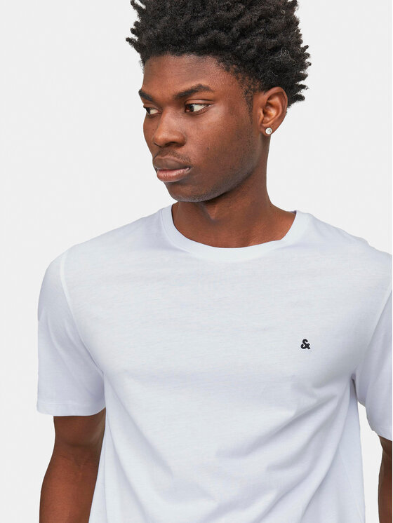Jack & Jones Jack & Jones T-Shirt Paulos 12245087 Biały Standard Fit