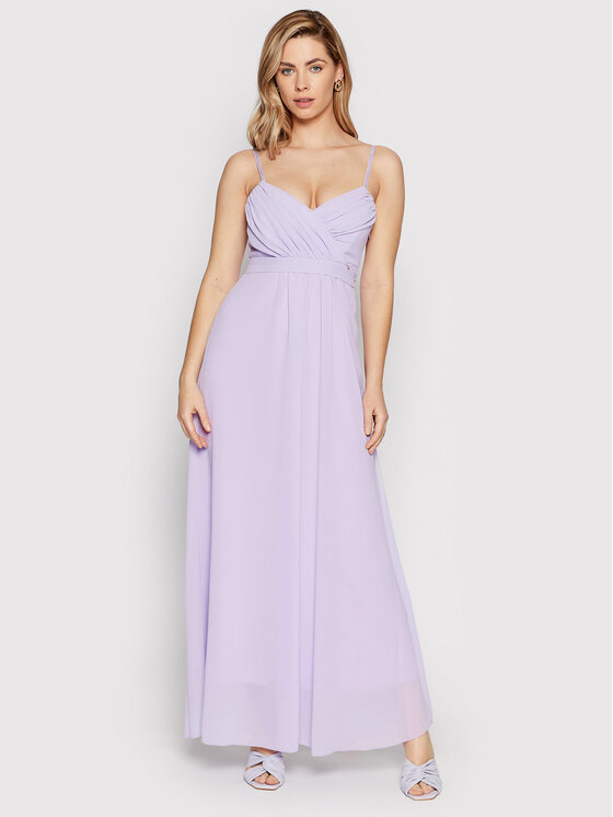 Rinascimento Rinascimento Vakarinė suknelė CFC0107620003 Violetinė Regular Fit