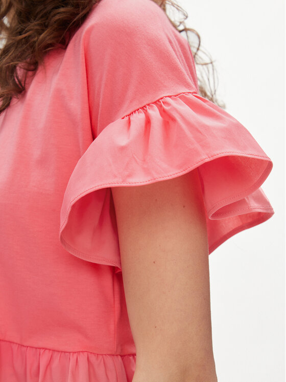 Liu Jo Liu Jo Bluzka MA4345 J6308 Różowy Relaxed Fit