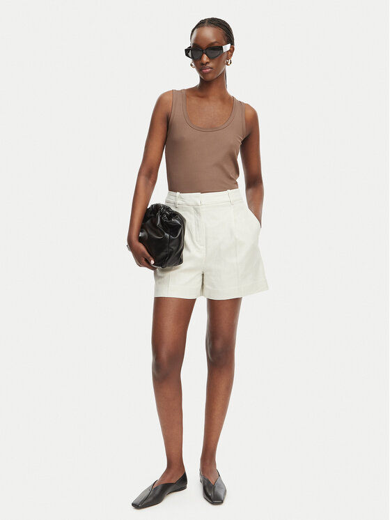 Calvin Klein Jeans Calvin Klein Jeans Bavlnené šortky LV047F632G Biela Regular Fit