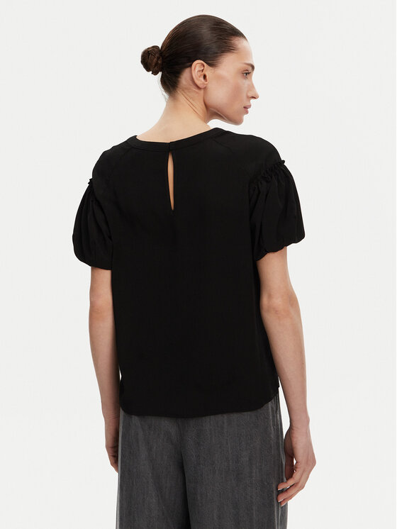 French Connection French Connection Μπλουζάκι 72LZP Μαύρο Regular Fit