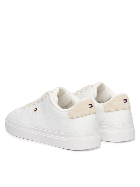 Tommy Hilfiger Tommy Hilfiger Αθλητικά Knit Cupsole FW0FW09289 Λευκό