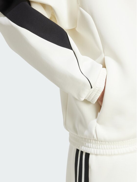adidas adidas Bluza Stadium Biały Loose Fit