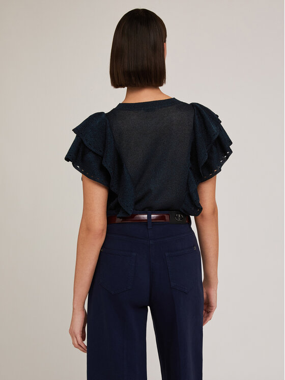 Motivi Motivi Maglione M244W003315N034 Blu Regular Fit