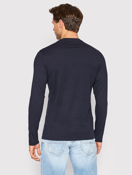 Guess Guess Majica dugih rukava M2YI31 I3Z11 Tamnoplava Slim Fit