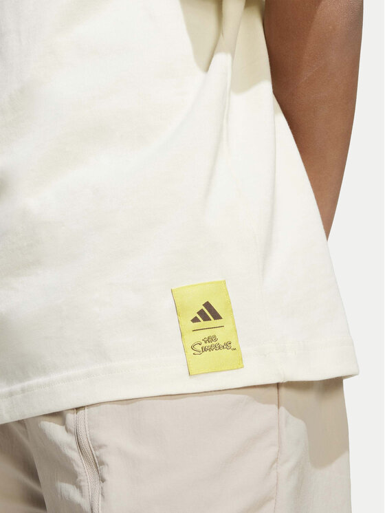 adidas adidas T-krekls The Simpsons Graphics JL9180 Bēšs Loose Fit